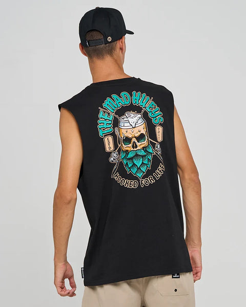 FROTHIN HOOKED FOR LIFE MUSCLE TEE