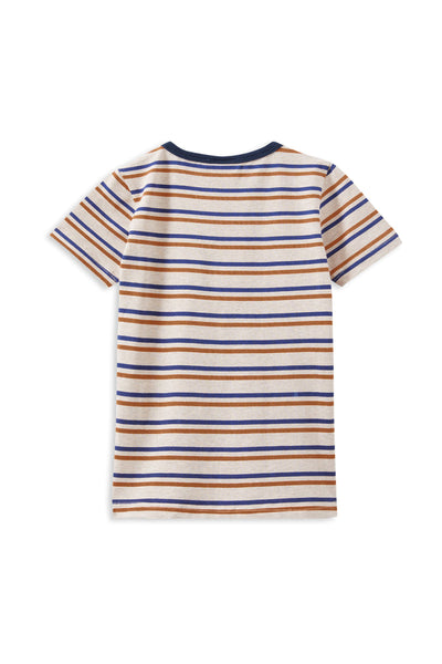 MINI STRIPE POCKET TEE 2-7