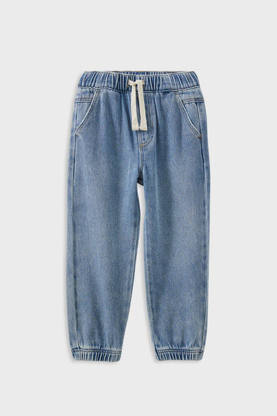 LIGHT WASH DENIM JEANS