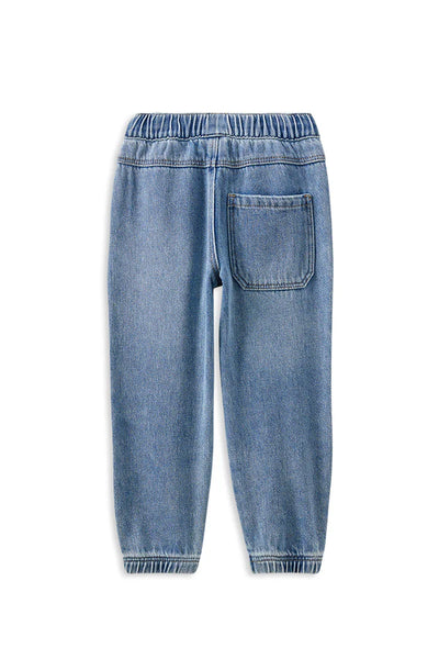 LIGHT WASH DENIM JEANS