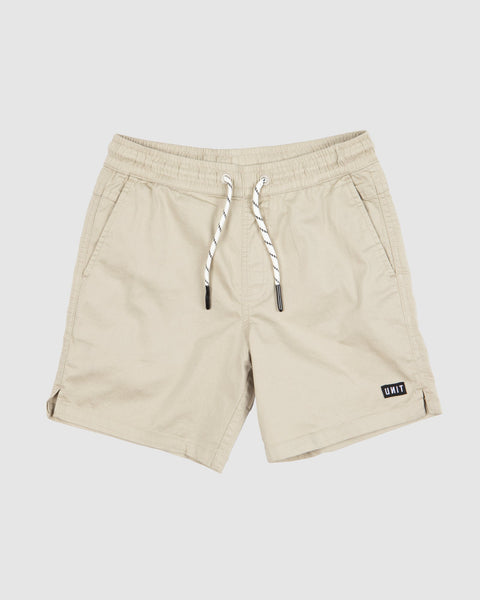 YOUTH SHORT ELASTIC WAIST STONE