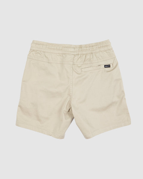 YOUTH SHORT ELASTIC WAIST STONE