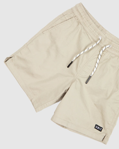 YOUTH SHORT ELASTIC WAIST STONE