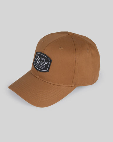 CURVE PEAK SNAPBACK BROWN