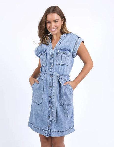 HARLOW DENIM DRESS