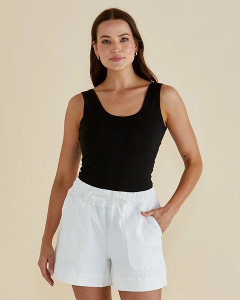 EMMA SCOOP TANK BLACK