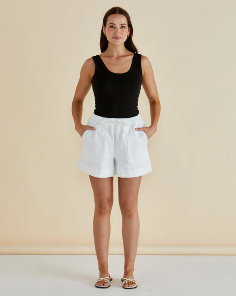 EMMA SCOOP TANK BLACK