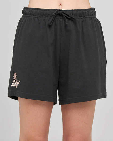 BEE ANCHOR WOMENS ALL DAY SHORTS VINTAGE BLACK