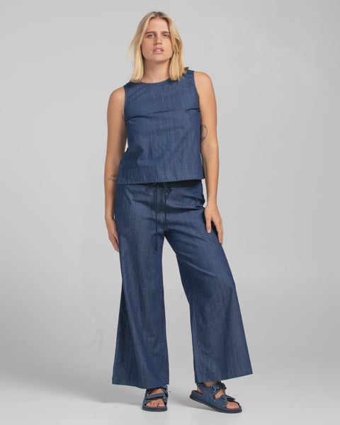 HARA TOP  DARK DENIM