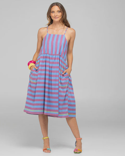 BAMBINA DRESS CAPRI BLUE