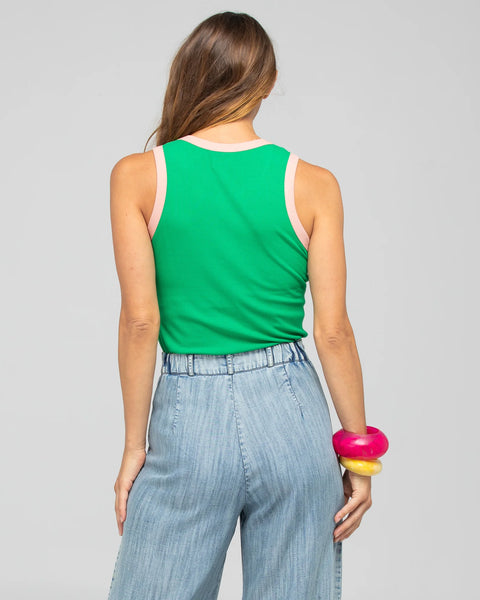 BELLISIMO TANK TOP GREEN
