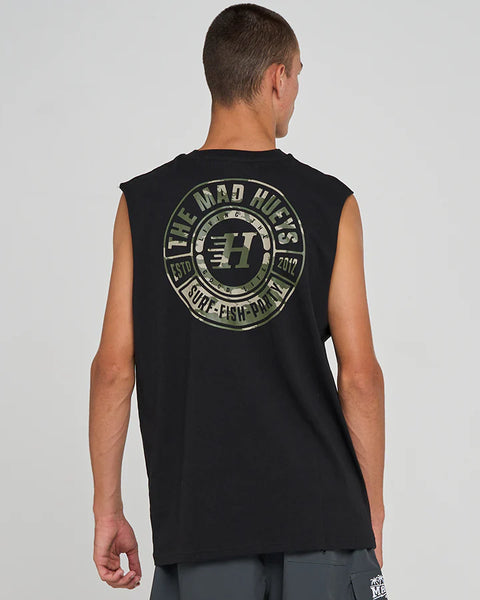 TROPIC OCTOPISSED TANK BLACK