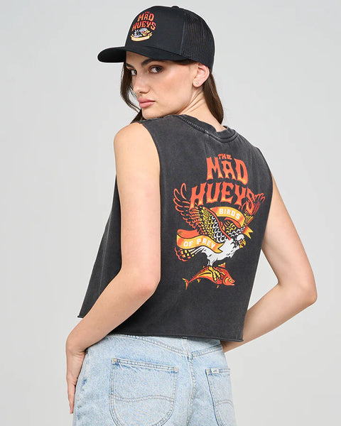 BIRDS OF PREY WOMENS CROP MUSCLE