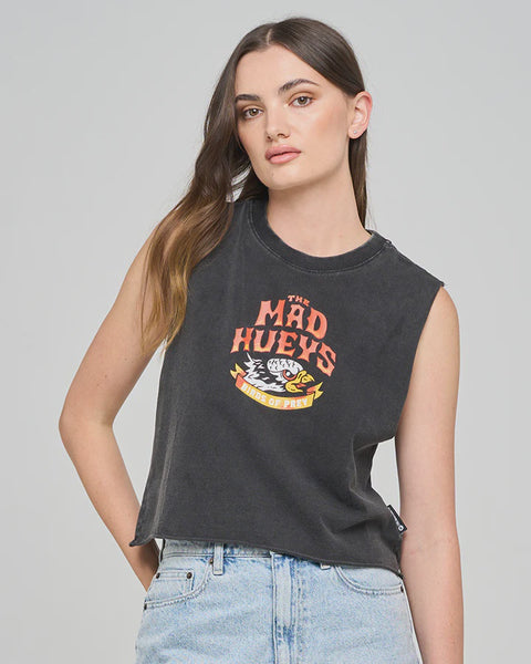 BIRDS OF PREY WOMENS CROP MUSCLE