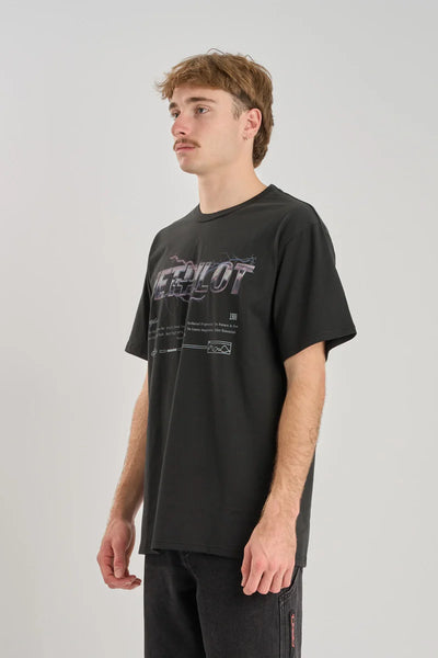 CHROME SS TEE BLACK