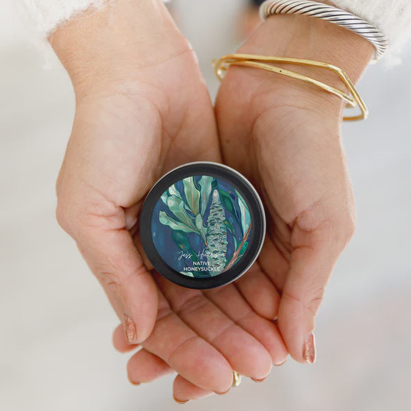 AUSTRALIAN ARTIST SOY CANDLE MINI TIN by AROMA POT