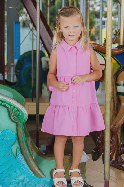 PINK TWILL DRESS