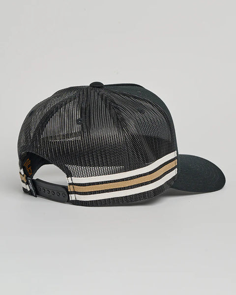 SURF HUEYS TWILL TRUCKER BLACK