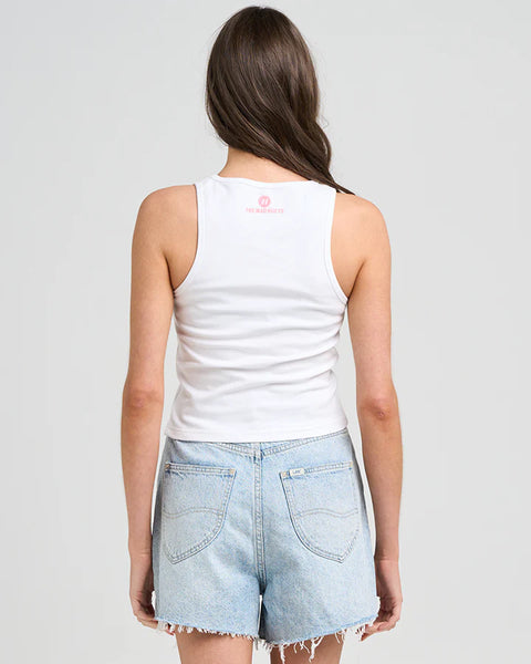 YEAH THE GIRLS WOMENS SCOOP NECK SINGLET