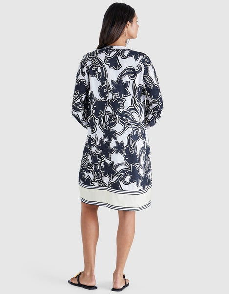 ESME DRESS FLORAL BLCK