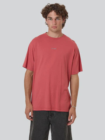 Minimal Thrills Merch Fit Tee - Redwood