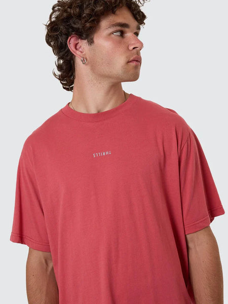 Minimal Thrills Merch Fit Tee - Redwood