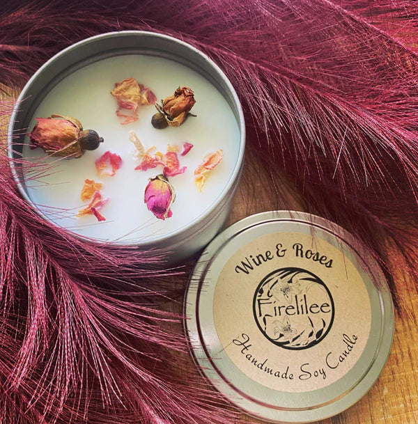 WINE & ROSES TRAVEL TIN